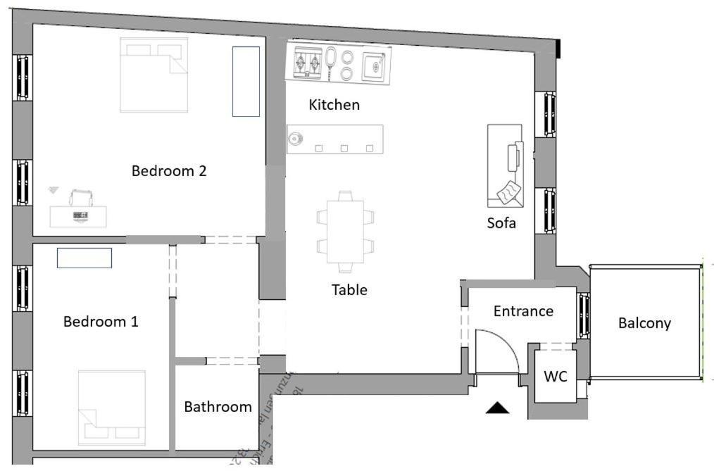 Helle 4 Zimmer Familien-Wohnung Mit Balkon! Schloss Schonbrunn In Gehdistanz Вена Экстерьер фото